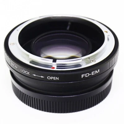 0.72x Focal Reducer Speed Booster Canon FD lens to Canon EOS M Adapter M5 M6 M50 - Image 1 of 3