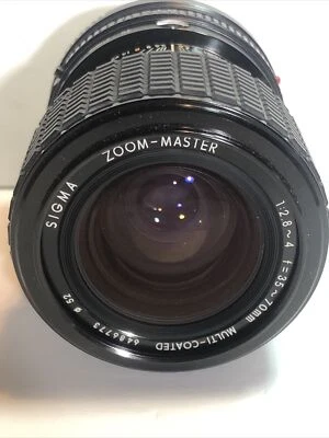 Sigma Zoom Master 35-70mm 1:2.8-4 Japan Made Camera Lens 52 - Image 1 of 4