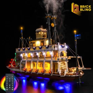 Luz LED BrickBling para LEGO Ideas River Steamboat 21356 (remoto) - Imagen 1 de 18