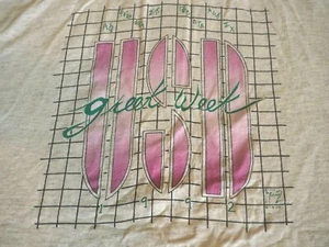 VTG 90s Retro 92' USD GREEK WEEK Oneita Frat College Gray Tee T-Shirt Mens XL - Picture 1 of 11