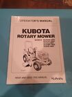 Kubota RCK60B-23BX RCK54P-23BX RCK48P-18BX RCK48-18BX Mower Operators Manual