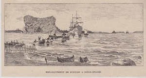 1902  --  EMBARQUEMENT D EBUFFLES A DIEGO SUAREZ   3H063   madagascar - Picture 1 of 1