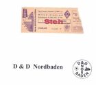 Ticket / Eintrittskarte   67/68    Liga    Werder Bremen - 1. FC Nürnberg