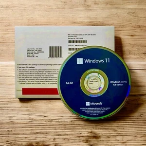 WINDOWS 11 PRO DVD 64BIT WITH SEALED BRAND NEW KEY - Picture 1 of 3