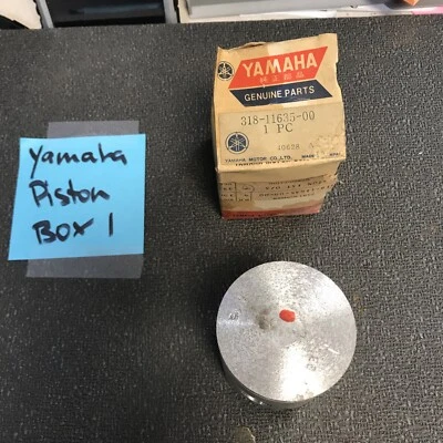 Yamaha Piston 1972 AT2 AT2M  318-11635-00-00 NEW OLD STOCK - Image 1 of 4