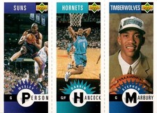 1996-97 Collector's Choice Mini-Cards #M140 Stephon Marbury D. Hancock W. Person