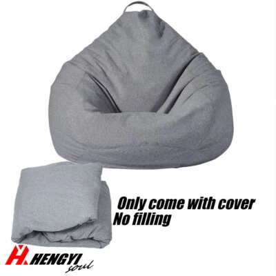 Funda de sofá sofá silla bolsa de frijoles grande para interior exterior tumbona perezosa niños adultos Foto 1 de 4