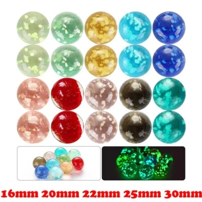 Luminous Glass Ball Bead 16mm 20mm 22mm 25mm 30mm Decorative Sphere Crystal Ball - Image 1 of 4