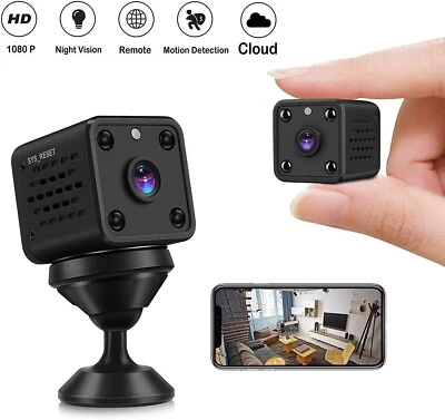 MICROCAMERA WIFI MICRO CAMERA FULL HD IP  CAM WIFI INFRAROSSI SORVEGLIANZA - Immagine 1 di 4