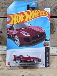 Hot Wheels 2024 Dark Purple '15 Jaguar F-Type Project 7 #116, HW Roadsters 5/5 - Picture 1 of 3