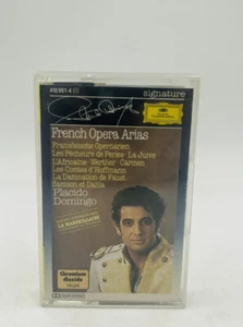 Placido Domingo French Opera Cassette Tape 410 991-4 - Picture 1 of 4