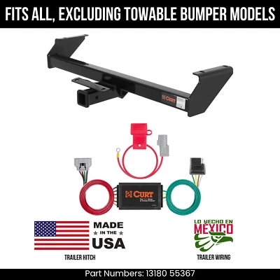 适用于 2000 丰田坦德拉拖车挂带 4 针接线 Excl 可牵引 bmpr Curt 6K — 第 1/3 张图片