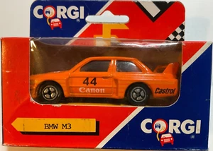 Vintage Corgi BMW M3 Orange #J30/1 Made in Great Britain New in Box - Picture 1 of 2