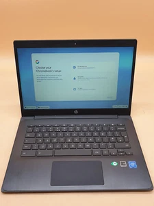HP Chromebook 14 G6 ChromeOS 14 in Laptop Intel Celeron 4GB 32GB SSD USB C HDMI - Picture 1 of 8