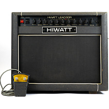 Mid 80’s HiWatt Lead 50R British Tube Combo Amp w/ Footswitch, Celestion Speaker for sale