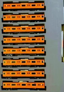 Tomix 98843 201 Series JR West 30N updated car Orange 8-car N Scale - Picture 1 of 2