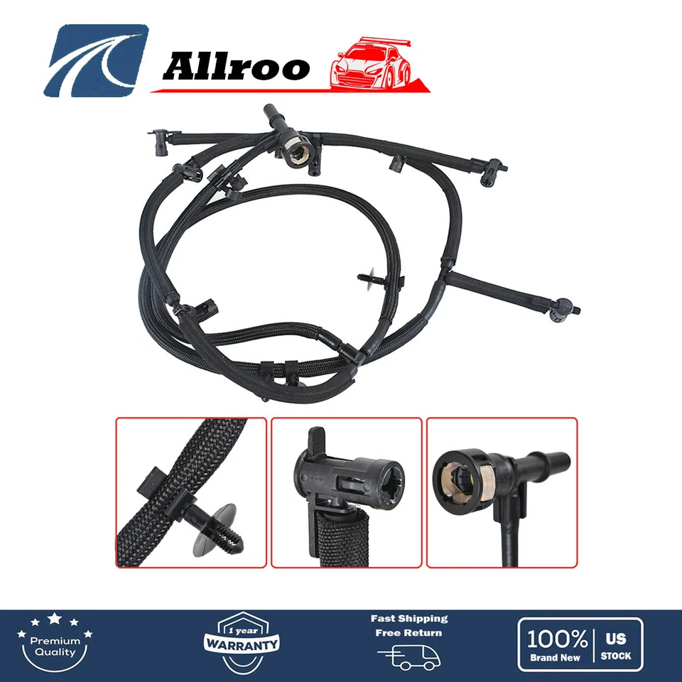 Kit de línea de retorno de inyector de combustible V8 6,7 L para Ford 11-16 Ford F-550 Super Duty Foto 1 de 4