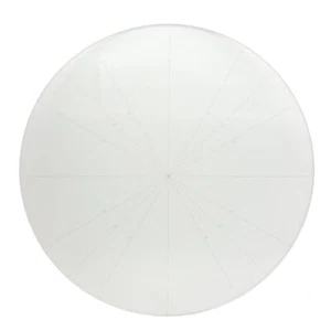 Placa frontal de vidrio comparador óptico, 20-1/8 pulgadas de diámetro, escala radial de 30°/45° - Imagen 1 de 5