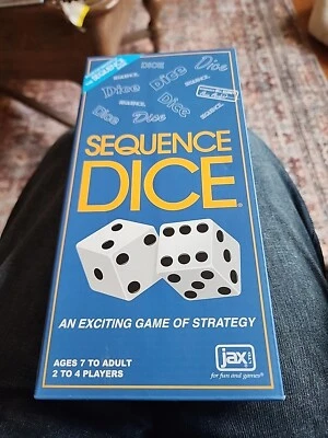 Sequence Dice Family Board Game Jax Ltd. Strategy & Luck 1999 Complete - Image 1 of 4