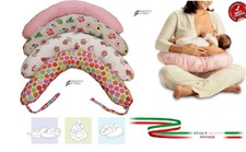 CUSCINO GRAVIDANZA ALLATTAMENTO MULTIUSO GRANDE SFODERABILE MADE IN ITALY