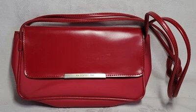 ESPRIT De Colección Bolso sin asas Bolso de mano Rojo PVC Excelente Estado Años 90  Foto 1 de 4