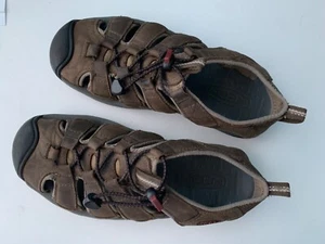 Keen Leather Brown Outdoor Sandals Mens Size 7 - Picture 1 of 5