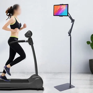 135cm 360° Rotation Phone Tablet Floor Stand Holder Adjustable Height Flexible - Zdjęcie 1 z 16