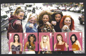 GRAN BRETAÑA 2024 THE SPICE GIRLS PRESTIGE FOLLETO PANEL 2 SIN MONTAR COMO NUEVO, MNH - Imagen 1 de 1