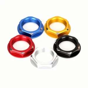 CNC Top Triple Tree Stem Yoke Center hole Nut For 2006-2020 SUZUKI GSXR 600 750 - Picture 1 of 16
