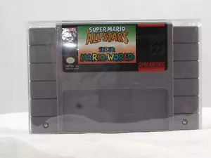 10 protectores de cartucho de carro SNES: fundas caja transparente para Super Nintendo - Imagen 1 de 4