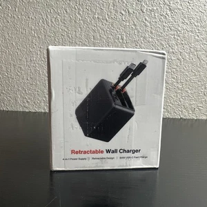84W GaN Charger Fast Charging,Retractable Phone Charger Wall Plug with Lightenin - Picture 1 of 2