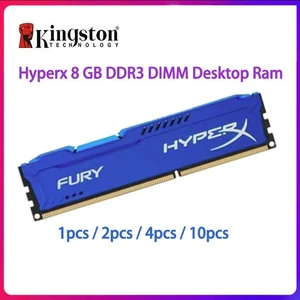 8GB/16GB/32GB/80GB DDR3 1333 1600 1866 MHz DIMM Desktop Memory 240-pin LOT Blue - Picture 1 of 13