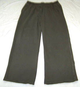 Zenana Damenhose zum Überziehen weites Bein Activewear - 3X - dunkelgrün - Bild 1 von 8