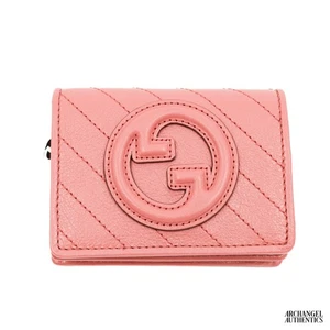 Gucci Blondie Tarjetero Cartera Redonda Entrelazada G Rosa|760317 AACP7 6701|ENVIAR - Imagen 1 de 3