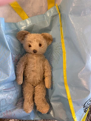 Oso de peluche Knickerbocker mogsir vintage con nariz de metal Foto 1 de 4