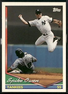 Spike Owen 1994 Topps #297 New York Yankees - Picture 1 of 2