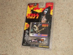 1997 Johnny Lightning KISS GENE SIMMONS Die-Cast Car with Bonus Photo Card #10!! - Picture 1 of 3
