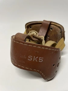 Cooper Weeks SK5 Brown Leather Helmet Bob Cameron Brand Made In Canada - Picture 1 of 10