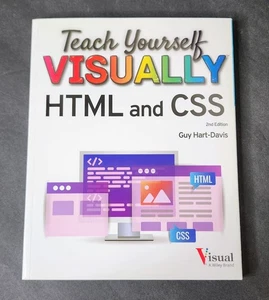 Teach Yourself Visually HTML & CSS 2nd Ed. by Hart-Davis | 2023 Full-Color Guide - Bild 1 von 12