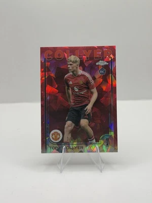 Topps Chrome Sapphire Collyer 3/5 SSP UCL Colour match Manchester United Rookie - Image 1 of 4