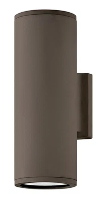 Hinkley Lighting 13594-LL Silo 2 Light 12" Tall Coastal Elements - Bronze - Image 1 of 4