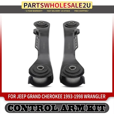 Brazo de control superior trasero para Jeep Grand Cherokee 1993-1998 Wrangler 1997-2006 2 piezas Foto 1 de 4