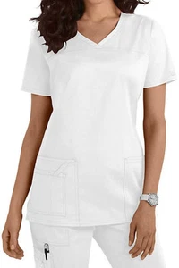 Cherokee Scrub Top Core Stretch V Neck Clearance Sale 4727 - Picture 1 of 17