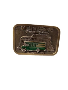 CD Hit USA Cal State Staple Contruction Fasteners Enamel Truck Belt Buckle - Picture 1 of 6