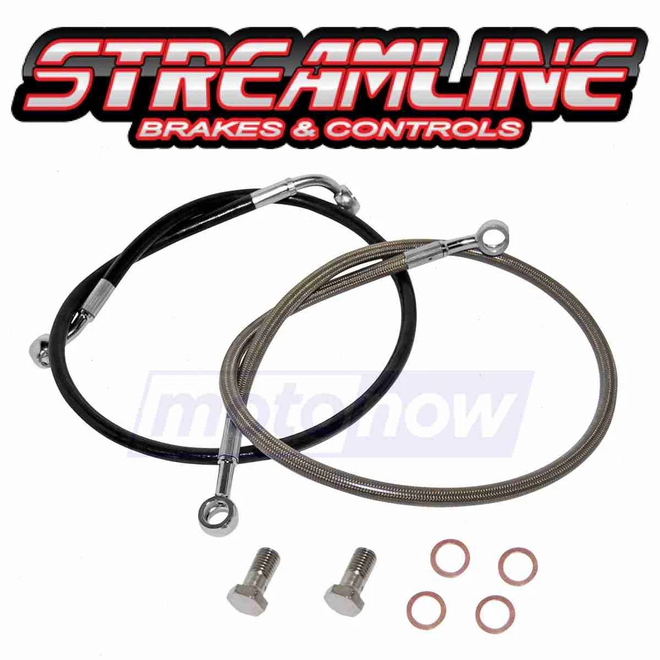 Streamline Rear Brake Line Kit for 1990-2004 Yamaha YFM350X Warrior - Brake gi Foto 1 de 4