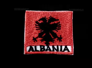 Aufnäher Stickerei Flagge Albanien Albania AF-A16 - Bild 1 von 1