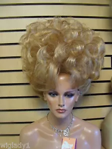 SIN CITY WIGS BIG UPDO SOFT VOLUMINOUS CURLS FLUFFY ELEGANT DRAG QUEEN SEXY HOT - Picture 1 of 3