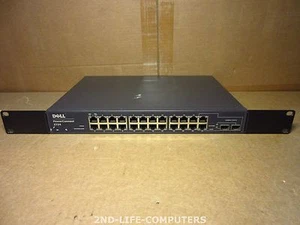 Dell PowerConnect 2724 24-Ports Gigabit Switch Managed 10/100/1000 + RACK MOUNTS - Afbeelding 1 van 2
