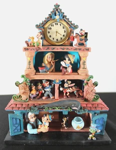 Disney Magic Moments in Time Pinocchio Geppetto Jiminy 11" Spieluhr RAR - Bild 1 von 7