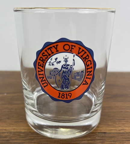 University Of Virginia Cavaliers Whiskey Glass Tumbler NCAA Souvenir Cover
